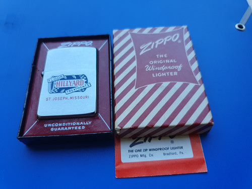 Zippo werbung 1960 feder - 1960,