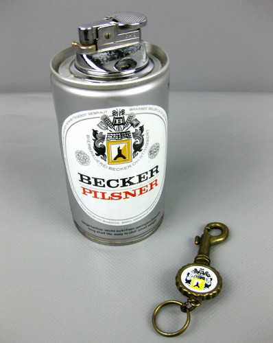 Altes werbefeuerzeug bierdose - altes,