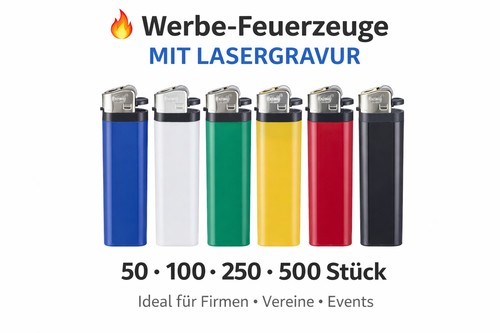 Werbe feuerzeuge inklusive - feuerzeuge,