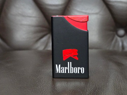 Marlboro feuerzeug schwarz rot - feuerzeug,