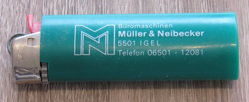 Werbe feuerzeug müller - werbe,